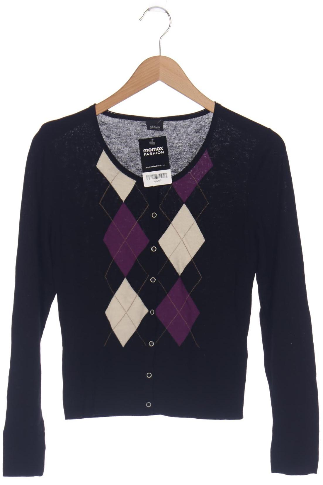 

s.Oliver Damen Strickjacke, schwarz