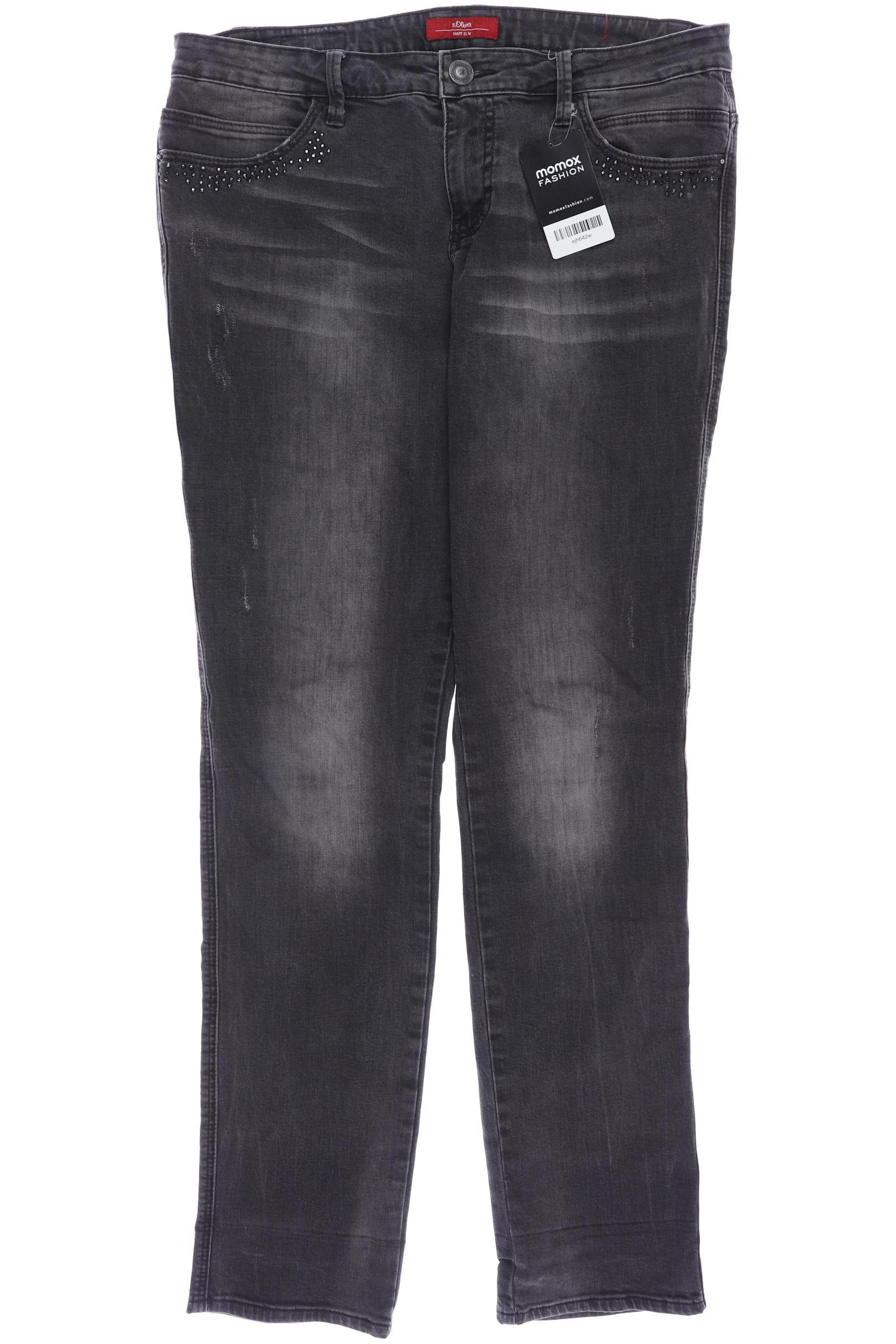

s.Oliver Damen Jeans, grau