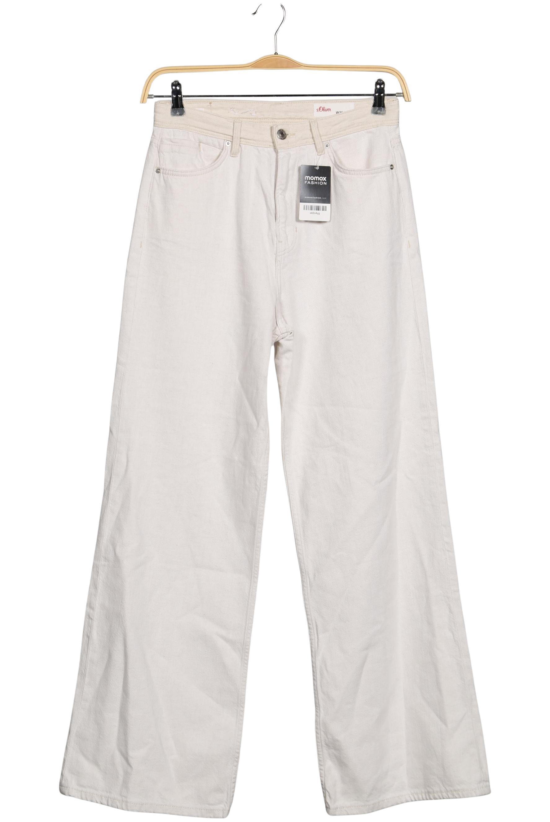 

s.Oliver Damen Jeans, cremeweiß, Gr. 36