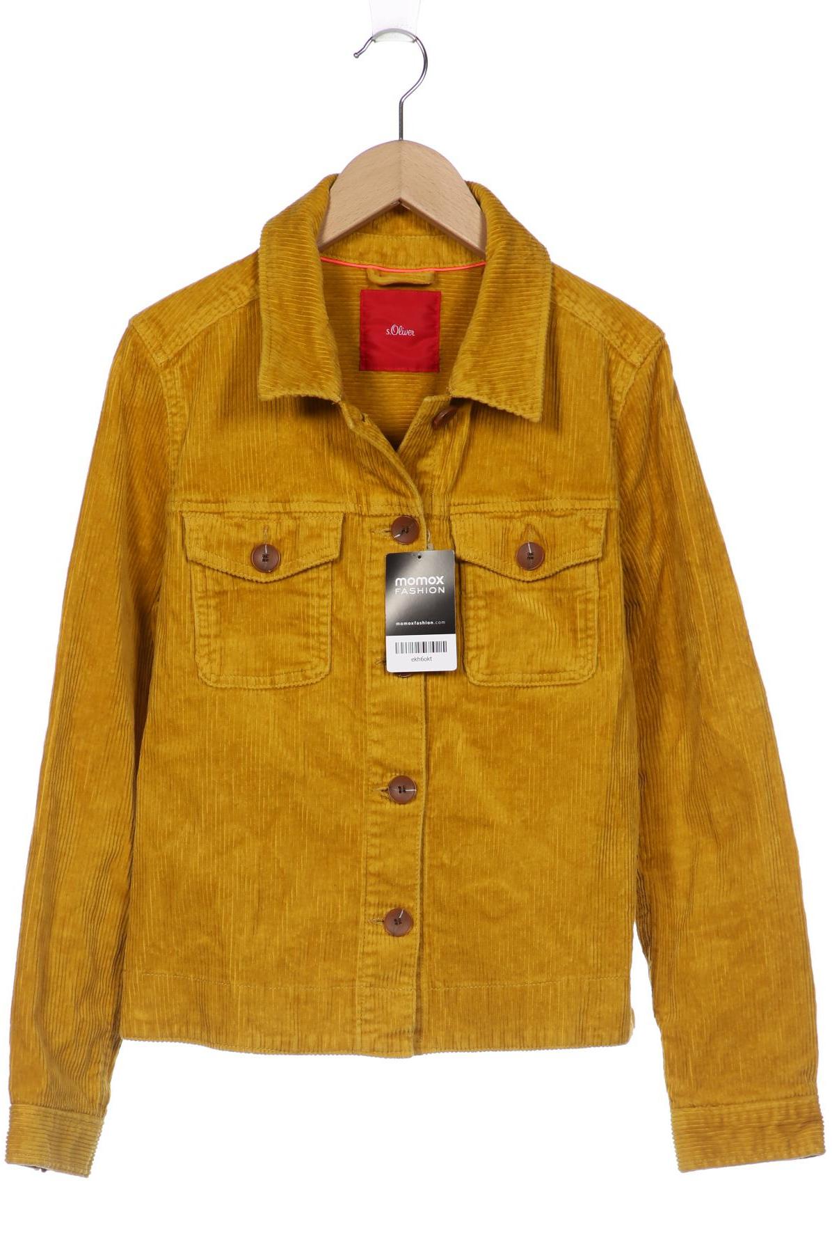 

s.Oliver Damen Jacke, gelb, Gr. 36