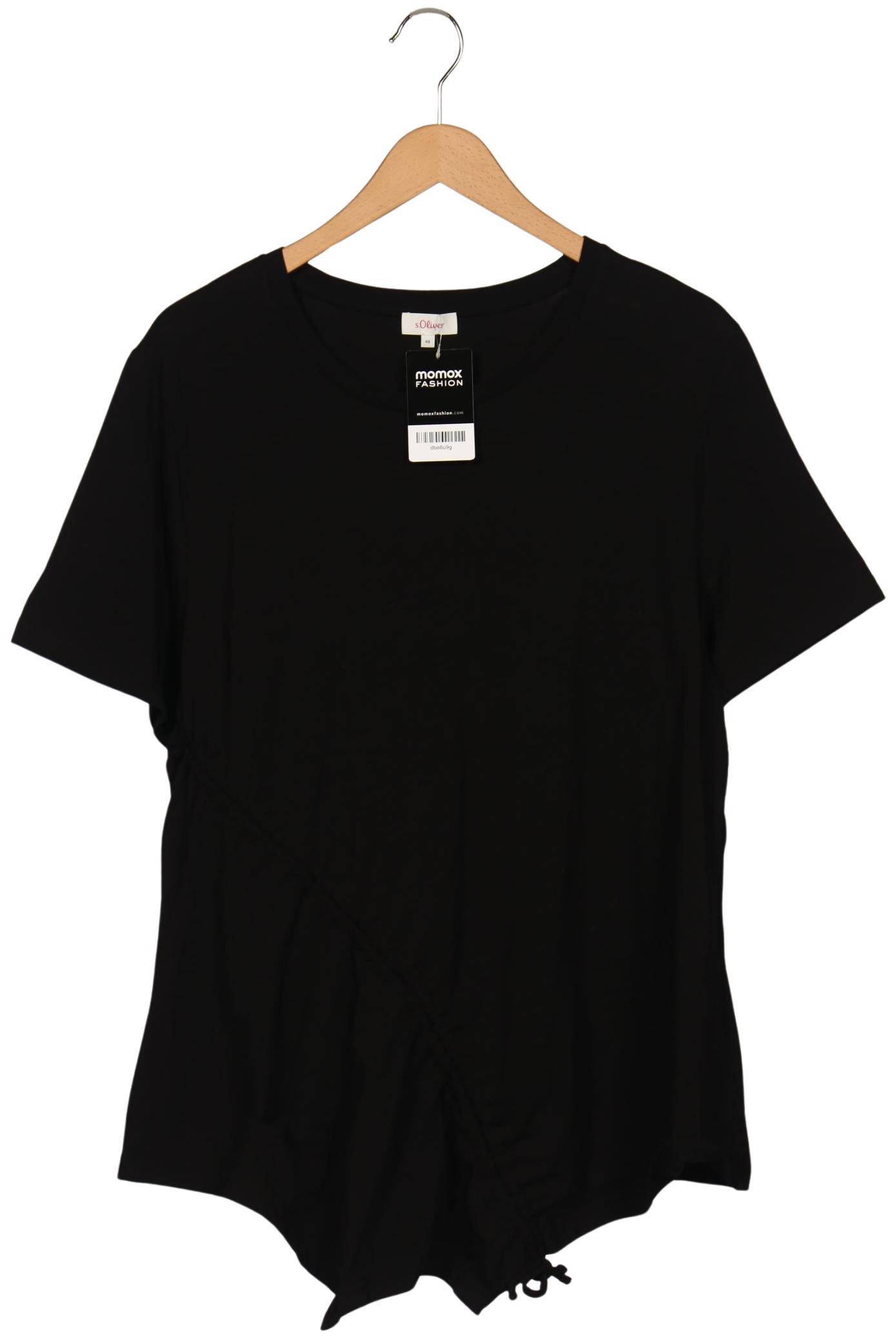 

s.Oliver Damen T-Shirt, schwarz, Gr. 48