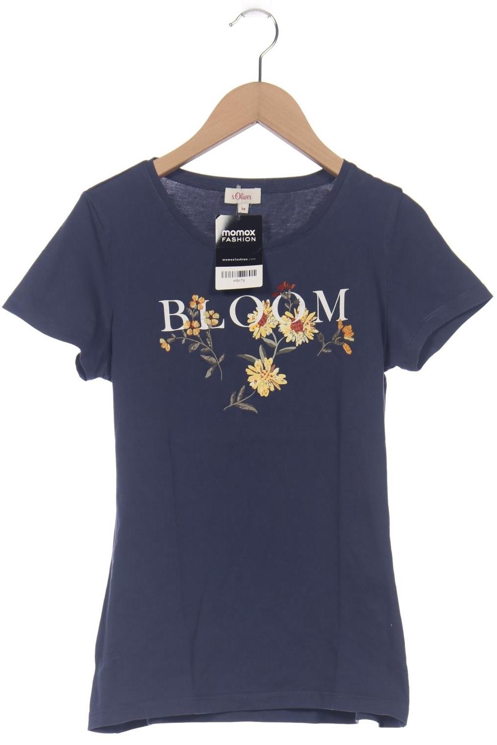

s.Oliver Damen T-Shirt, marineblau, Gr. 34