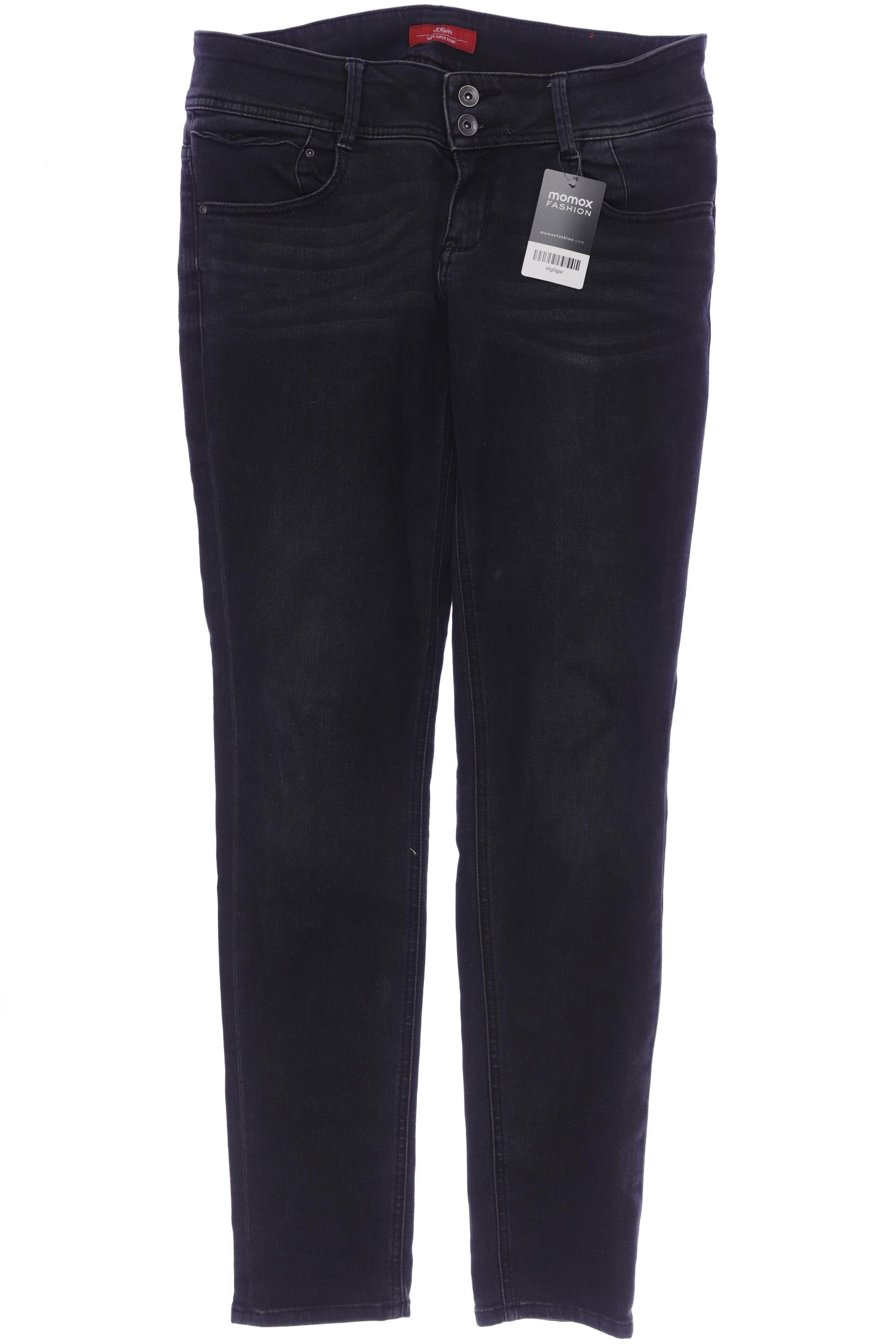 

s.Oliver Damen Jeans, schwarz, Gr. 40