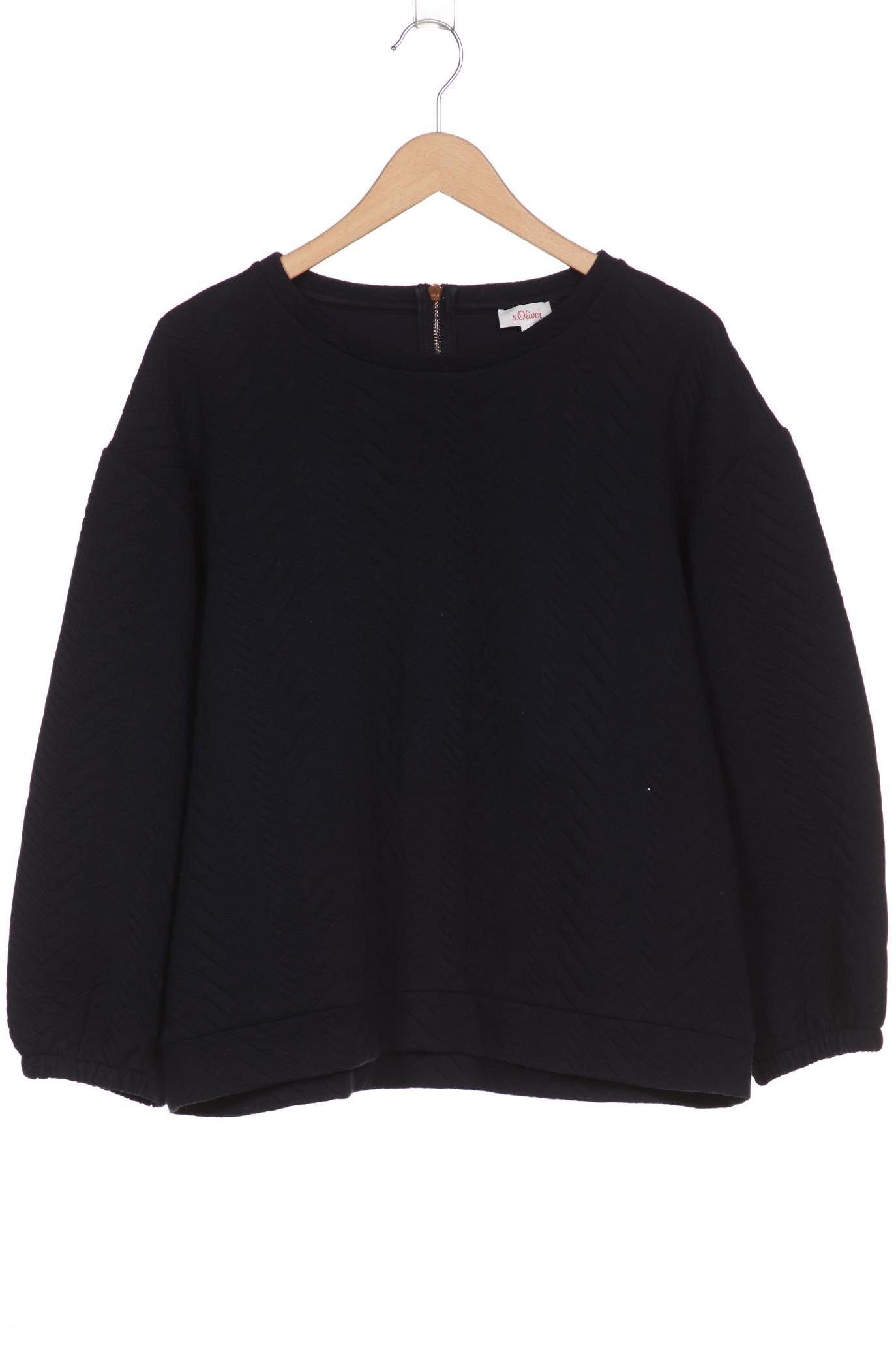 

s.Oliver Damen Sweatshirt, marineblau