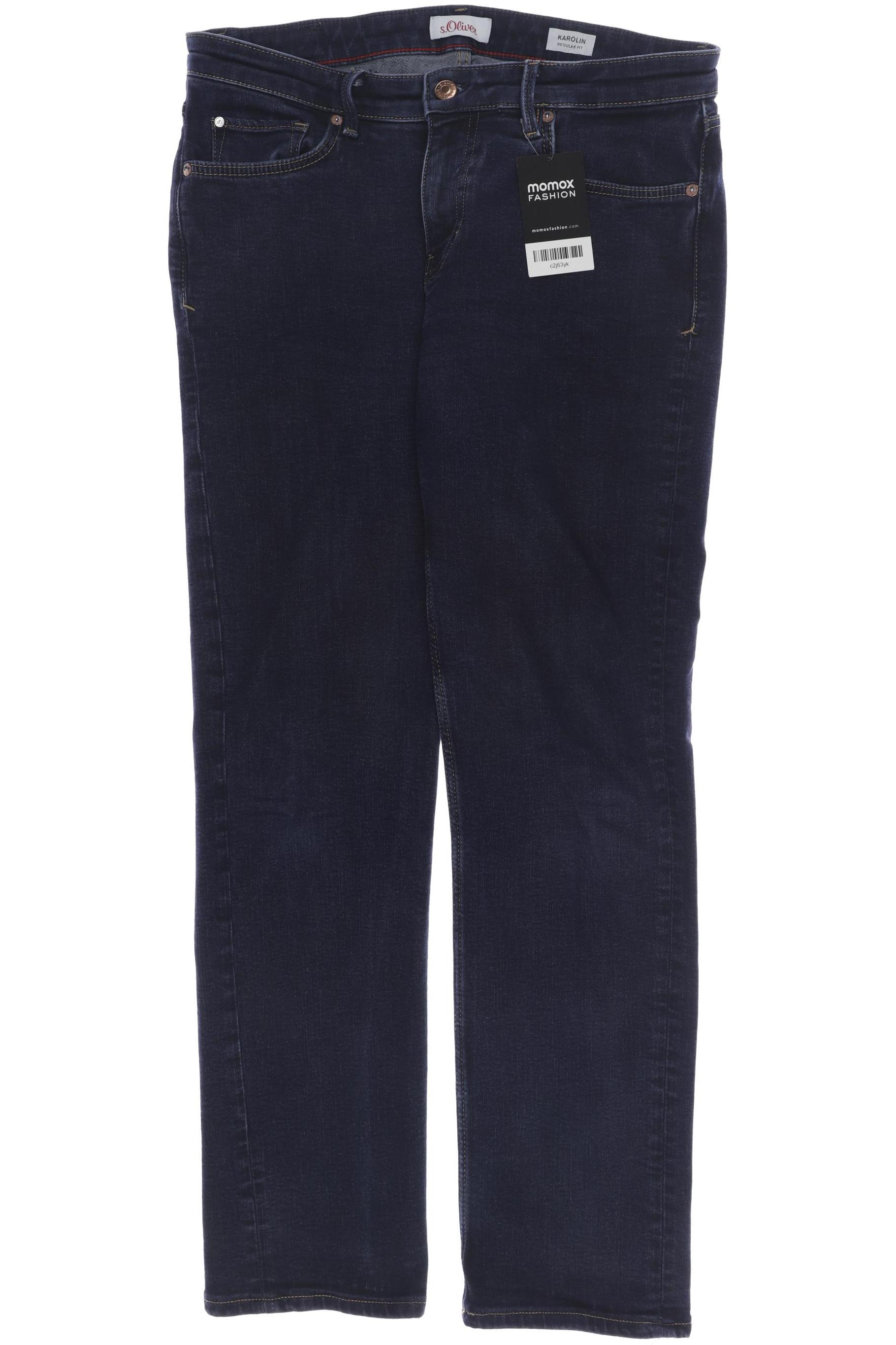 

s.Oliver Damen Jeans, marineblau