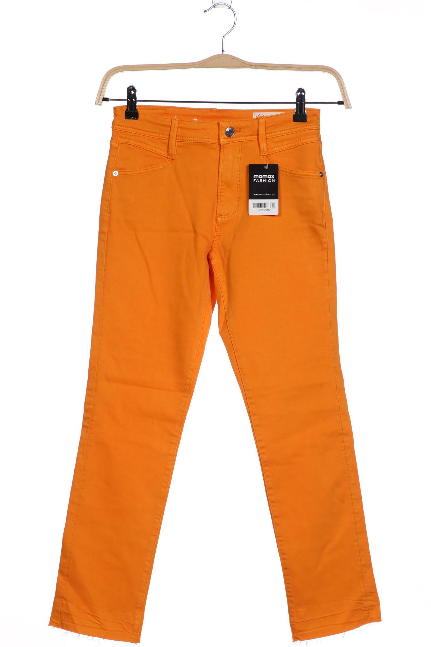 

s.Oliver Damen Jeans, orange