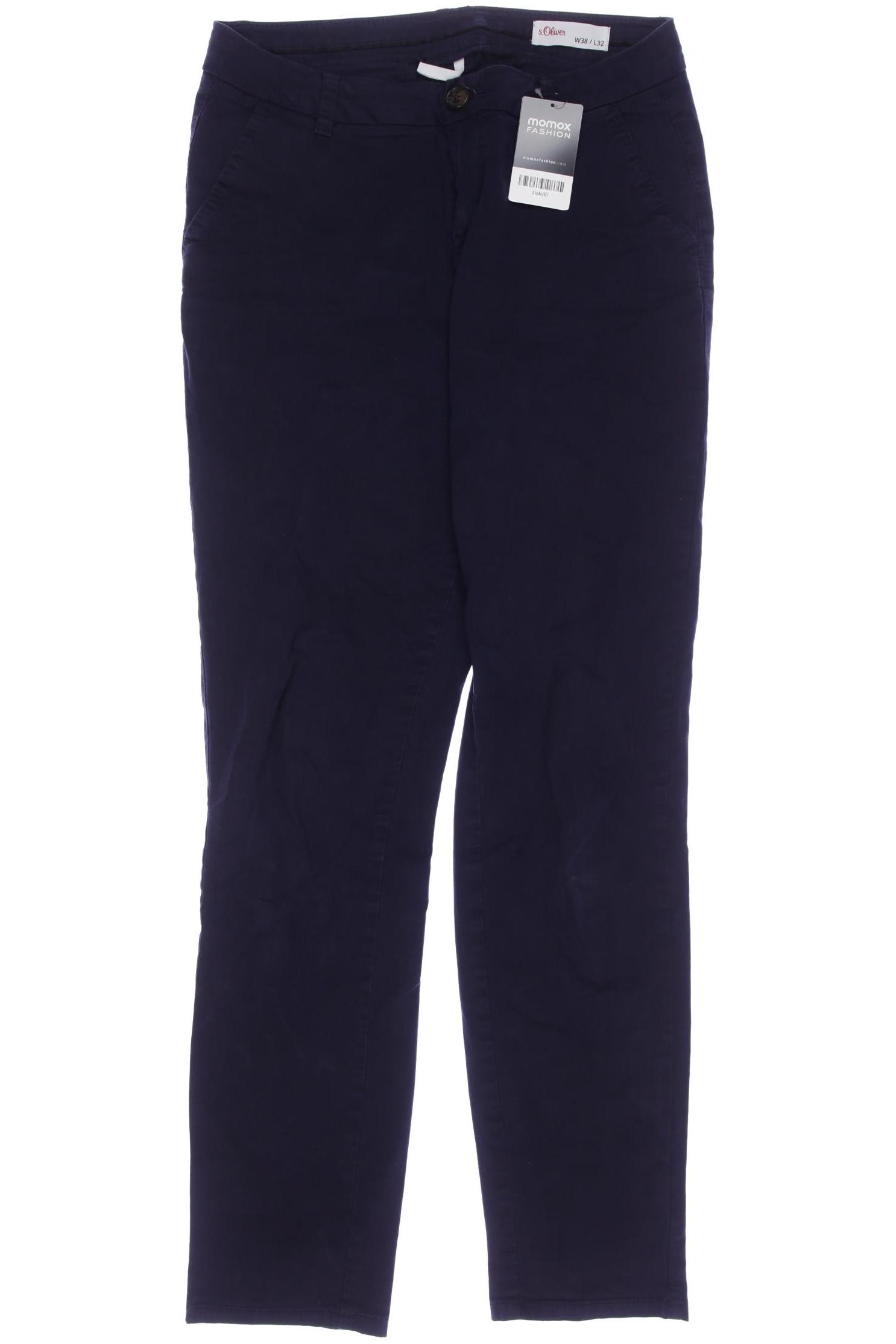 

s.Oliver Damen Stoffhose, marineblau, Gr. 38