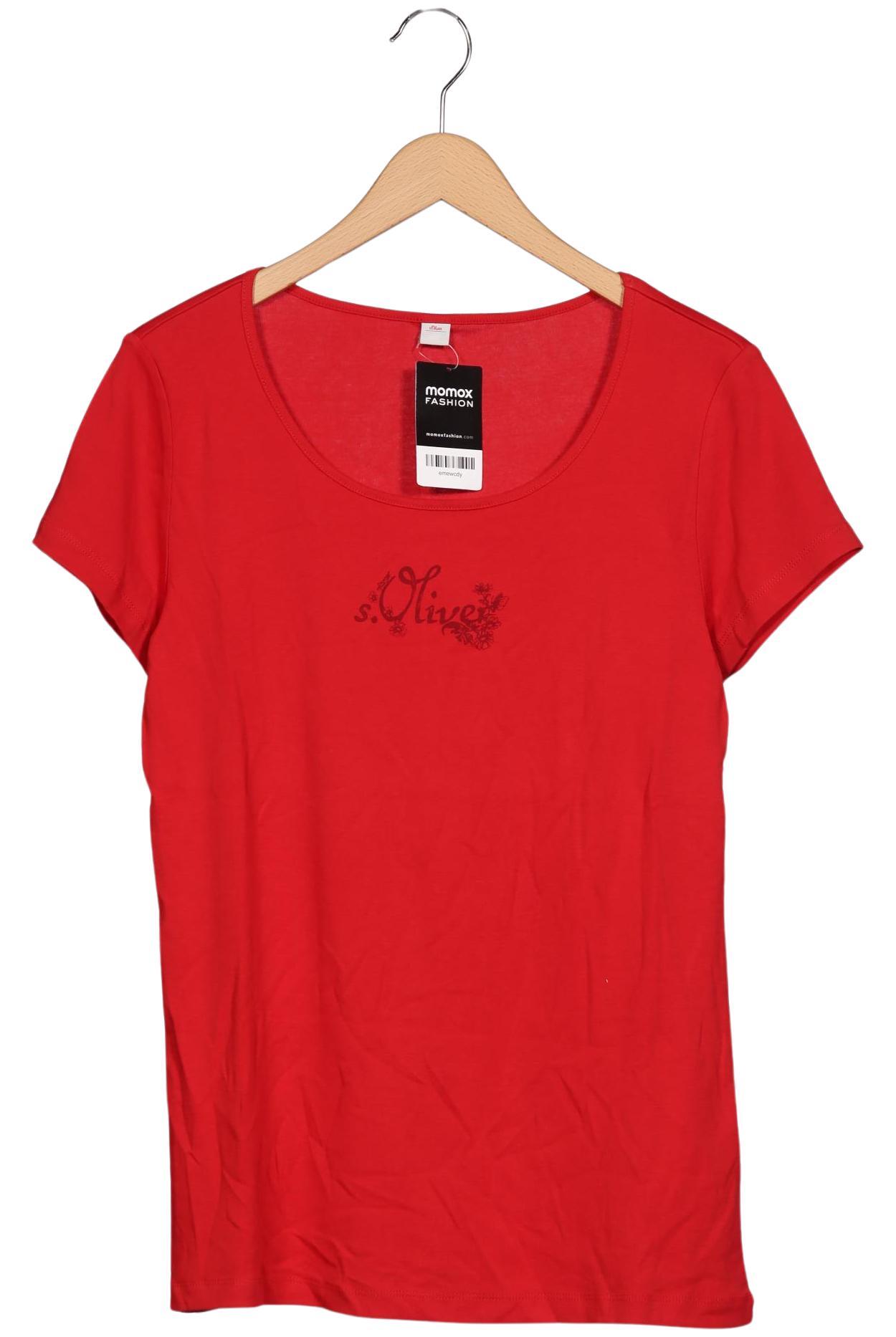 

s.Oliver Damen T-Shirt, rot, Gr. 44