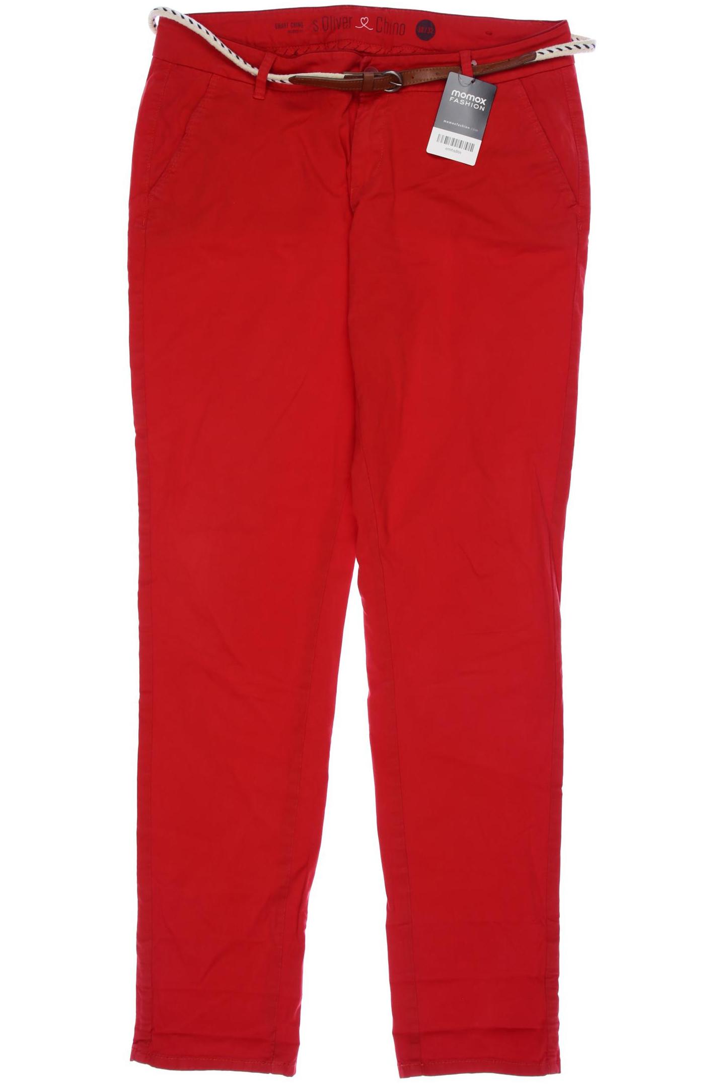 

s.Oliver Damen Stoffhose, rot, Gr. 38