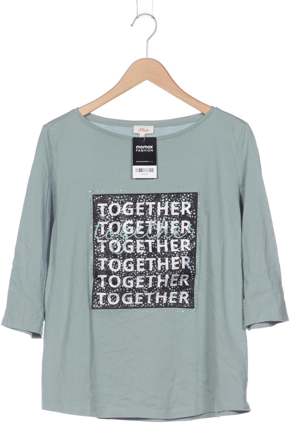 

s.Oliver Damen Langarmshirt, türkis, Gr. 44