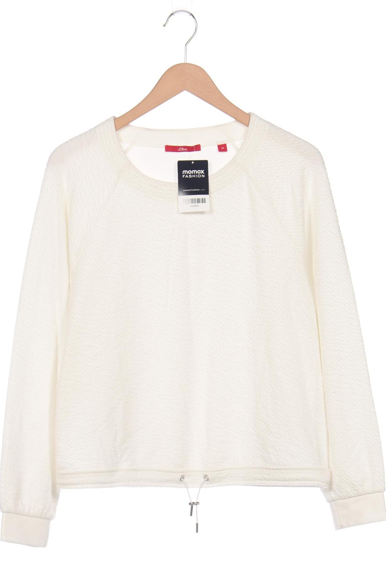 

s.Oliver Damen Sweatshirt, weiß, Gr. 38