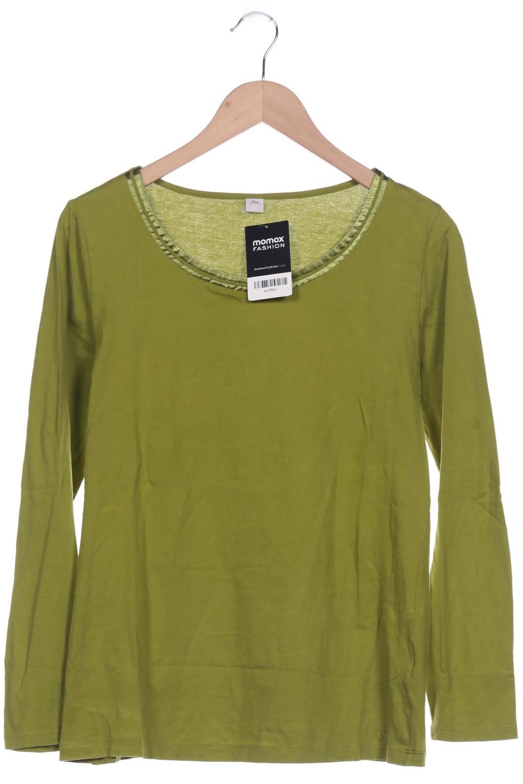 

s.Oliver Damen Langarmshirt, grün, Gr. 42
