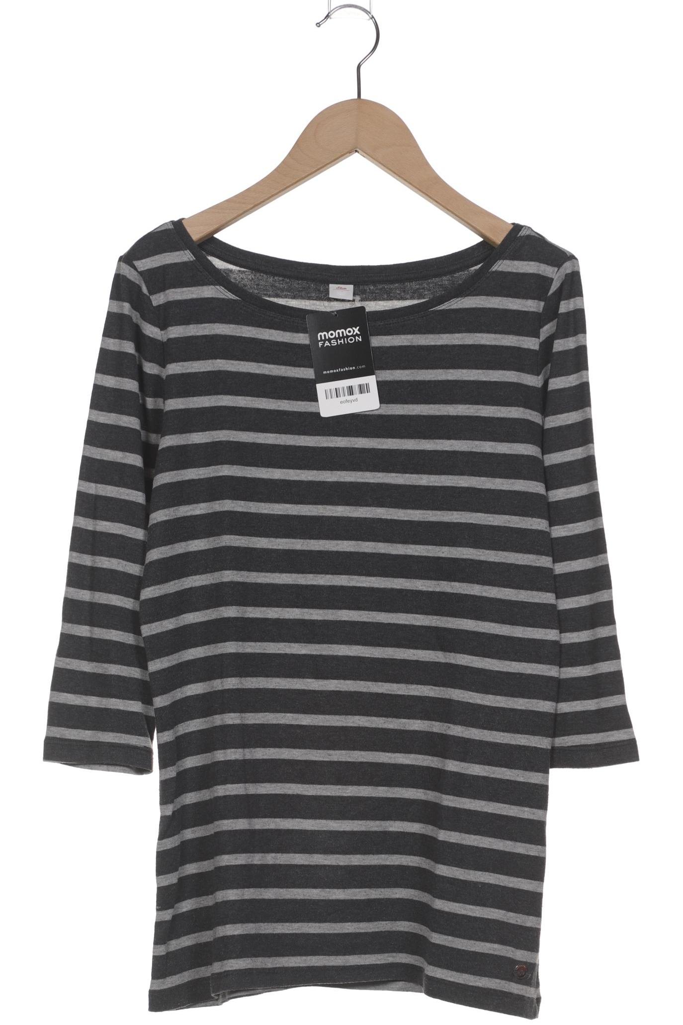 

s.Oliver Damen Langarmshirt, grau, Gr. 40