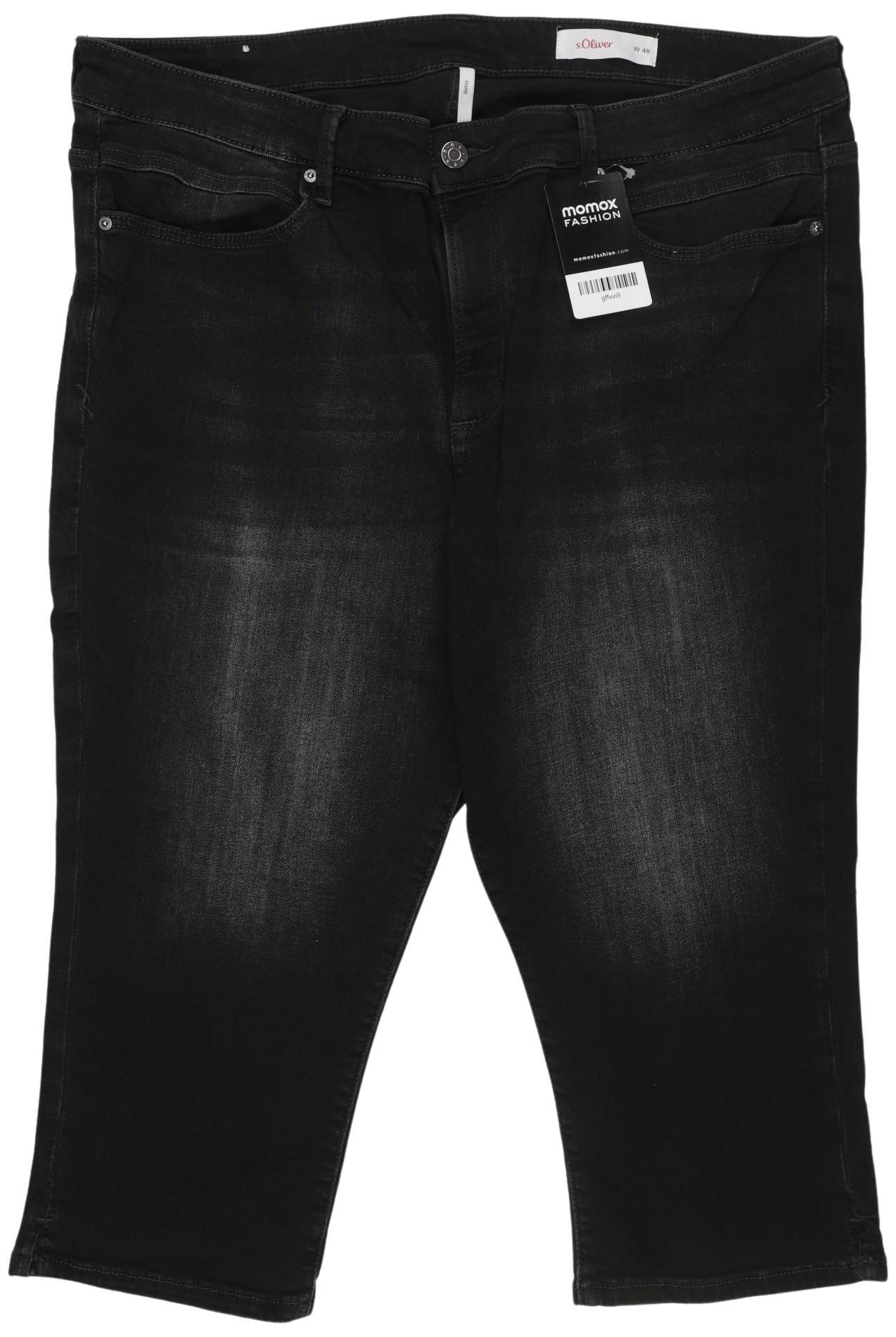 

s.Oliver Damen Jeans, schwarz, Gr. 48