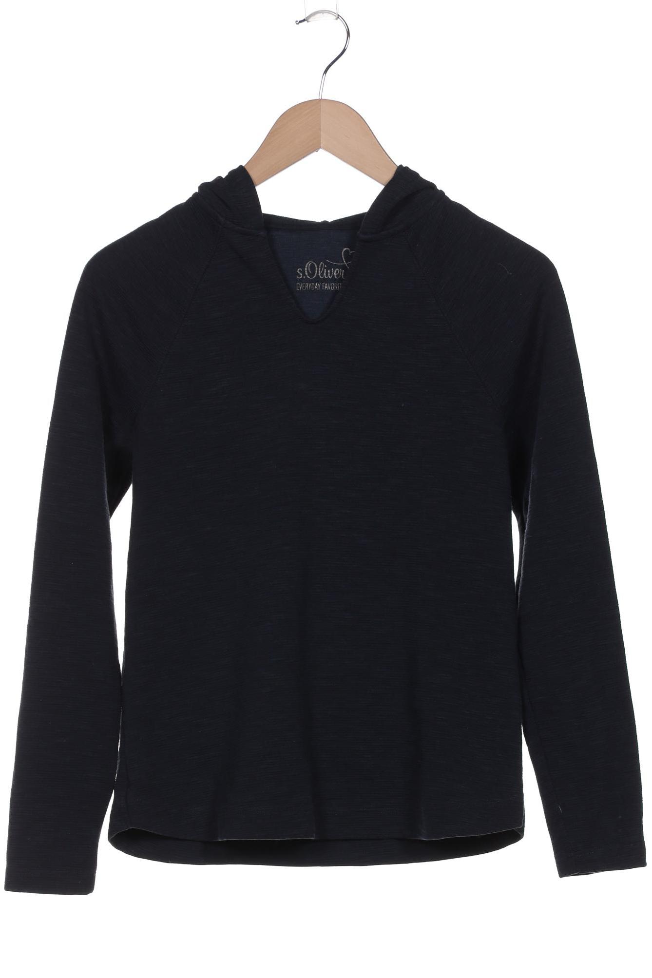 

s.Oliver Damen Kapuzenpullover, marineblau, Gr. 34