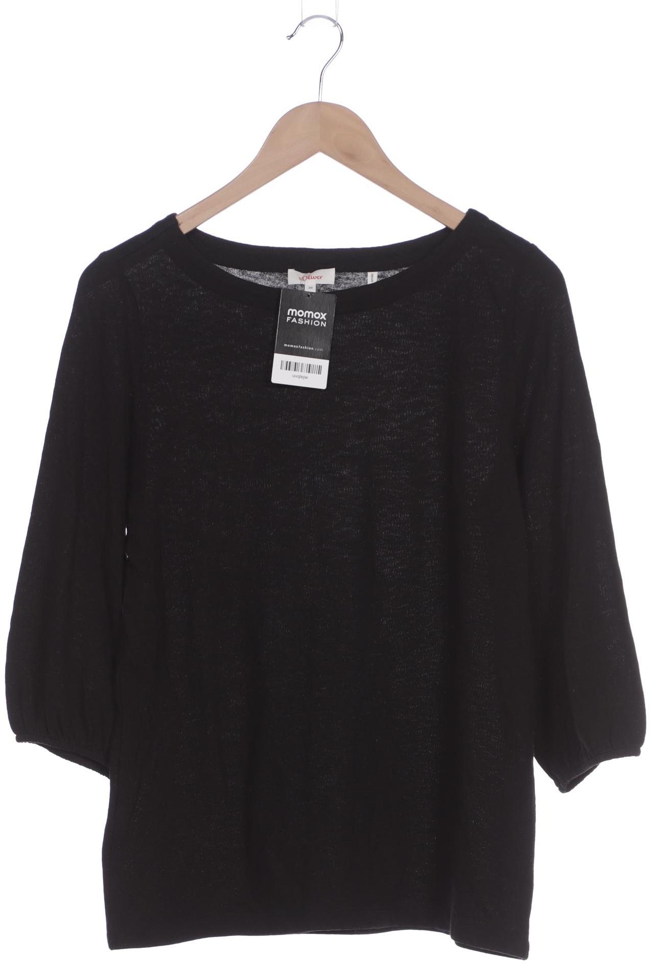 

s.Oliver Damen Pullover, schwarz, Gr. 38