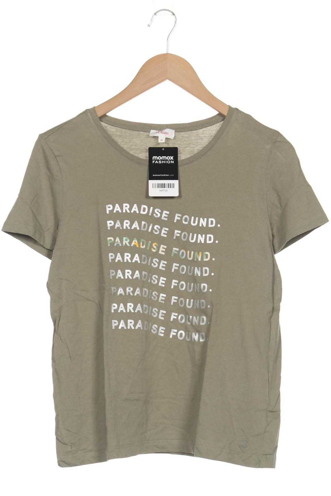 

s.Oliver Damen T-Shirt, grün, Gr. 38