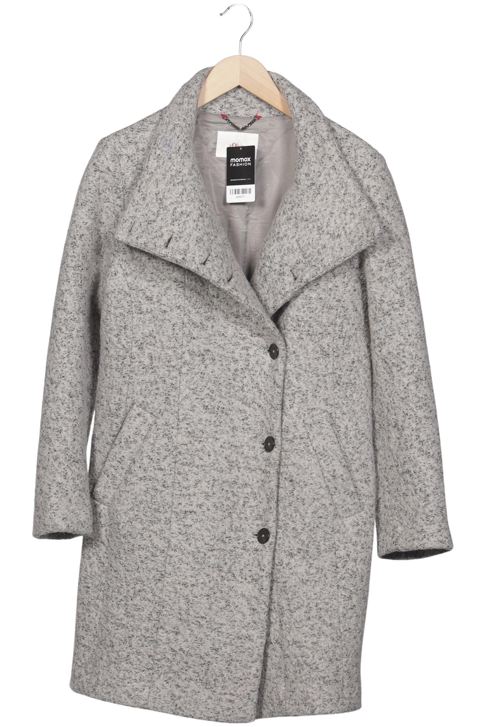 

s.Oliver Damen Mantel, grau, Gr. 38