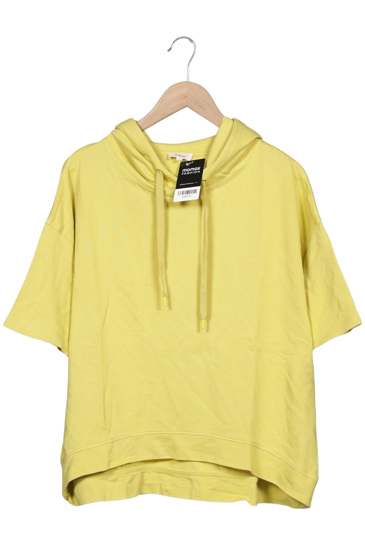 

s.Oliver Damen Kapuzenpullover, gelb, Gr. 42