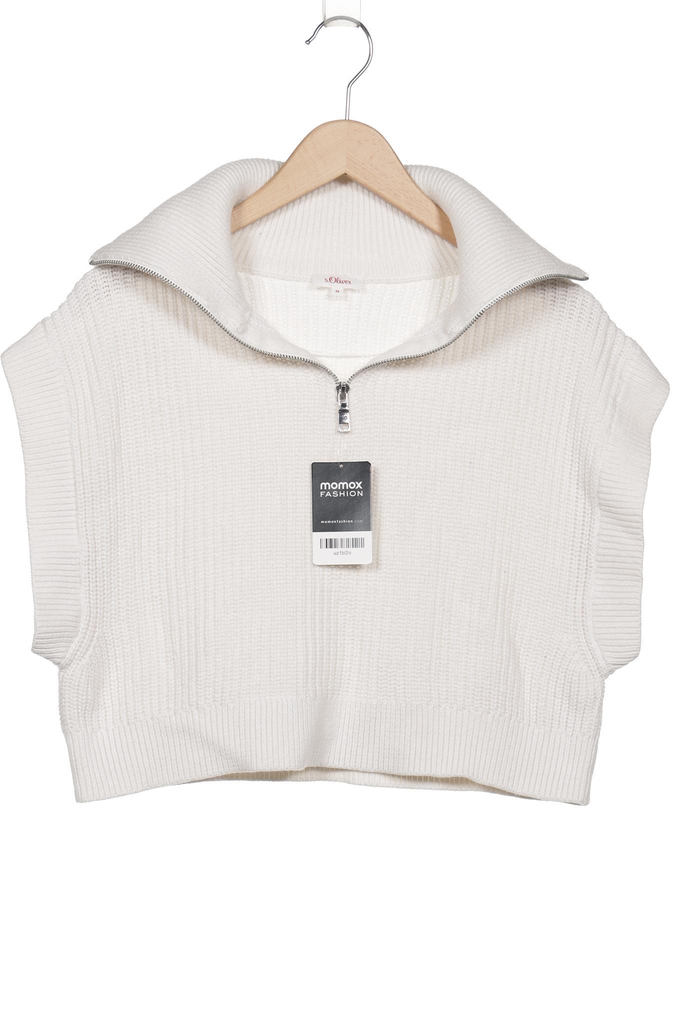 

s.Oliver Damen Pullover, weiß, Gr. 38