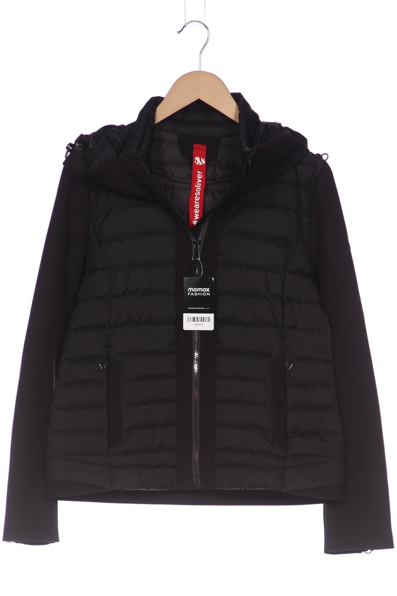 

s.Oliver Damen Jacke, schwarz, Gr. 38