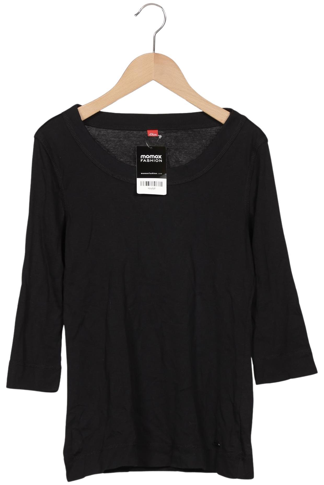 

s.Oliver Damen Langarmshirt, schwarz, Gr. 40