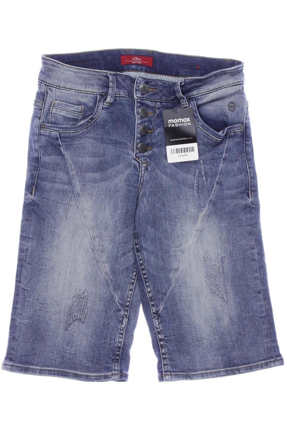 

s.Oliver Damen Shorts, blau, Gr. 34