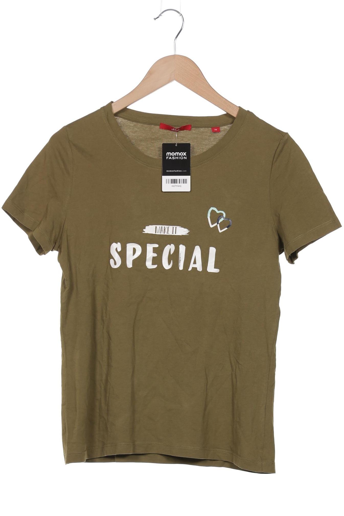 

s.Oliver Damen T-Shirt, grün, Gr. 38