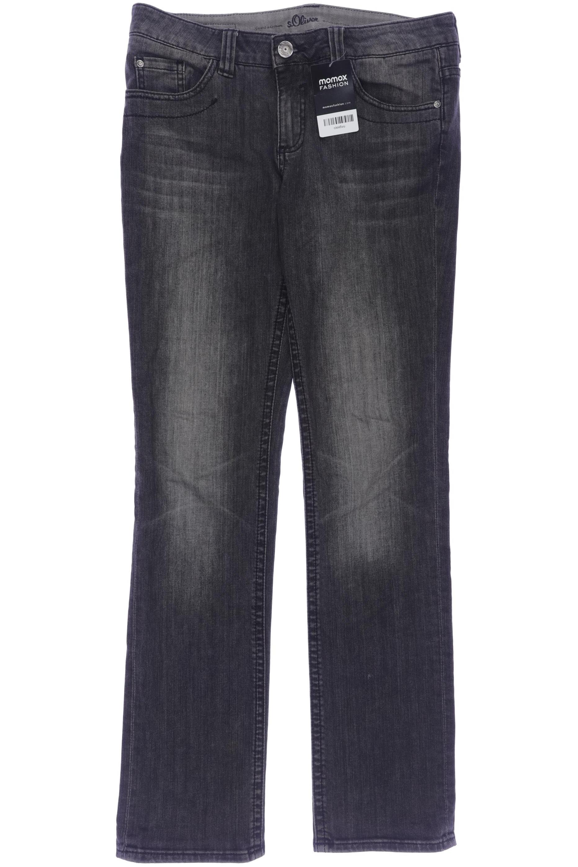 

s.Oliver Damen Jeans, schwarz, Gr. 40