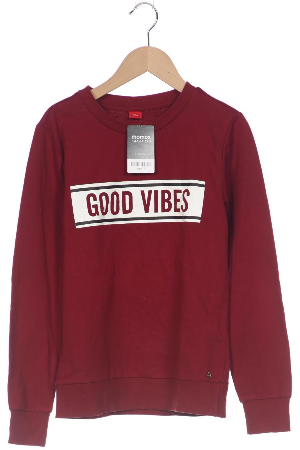 

s.Oliver Damen Sweatshirt, bordeaux, Gr. 32