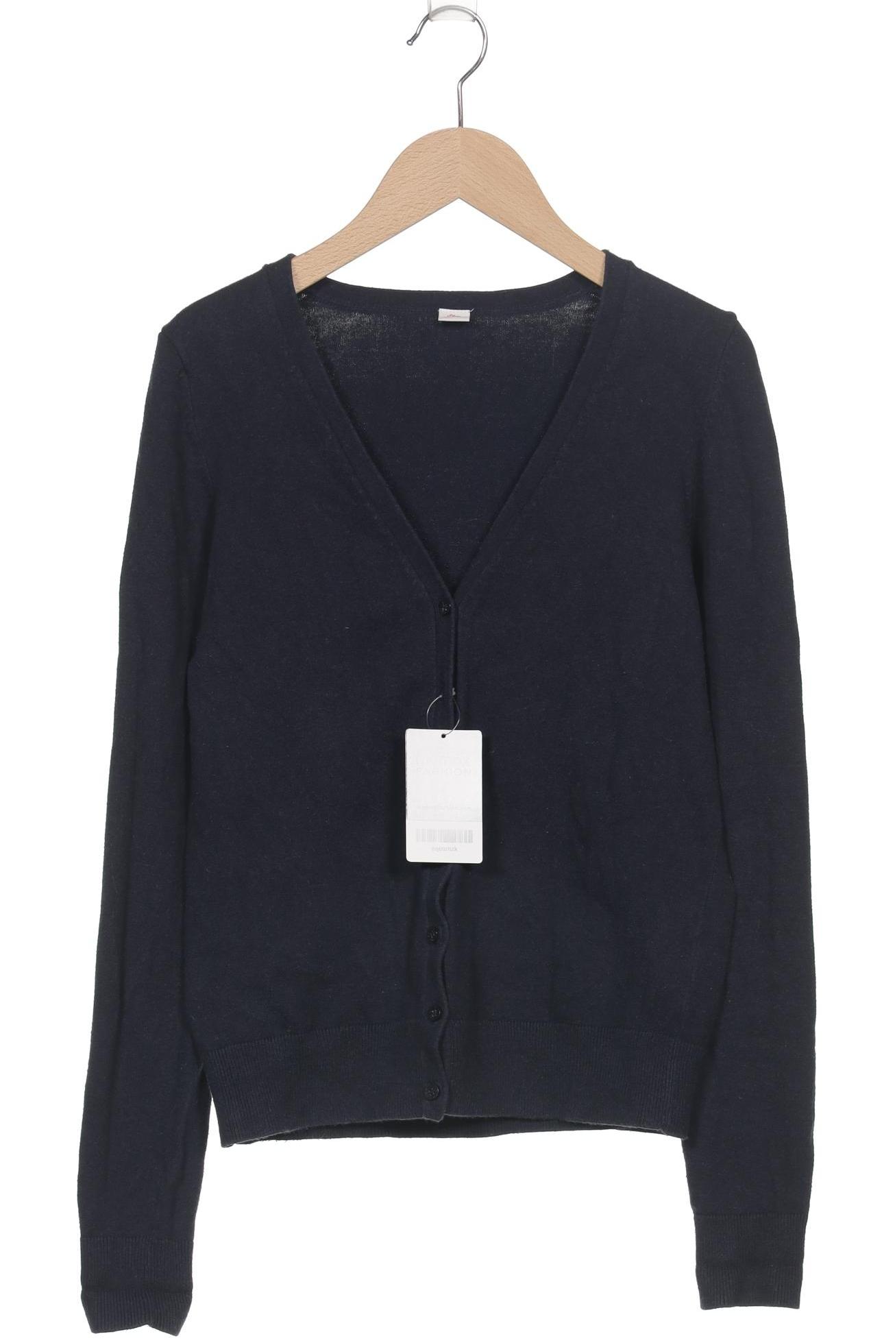 

s.Oliver Damen Strickjacke, marineblau, Gr. 34