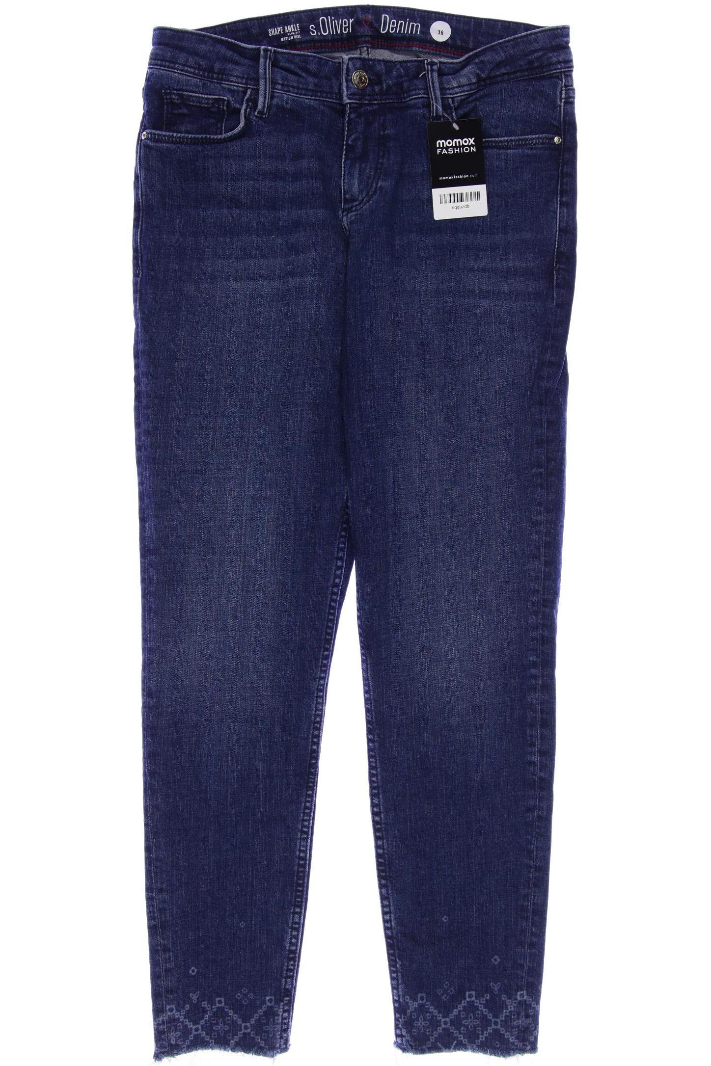 

s.Oliver Damen Jeans, marineblau