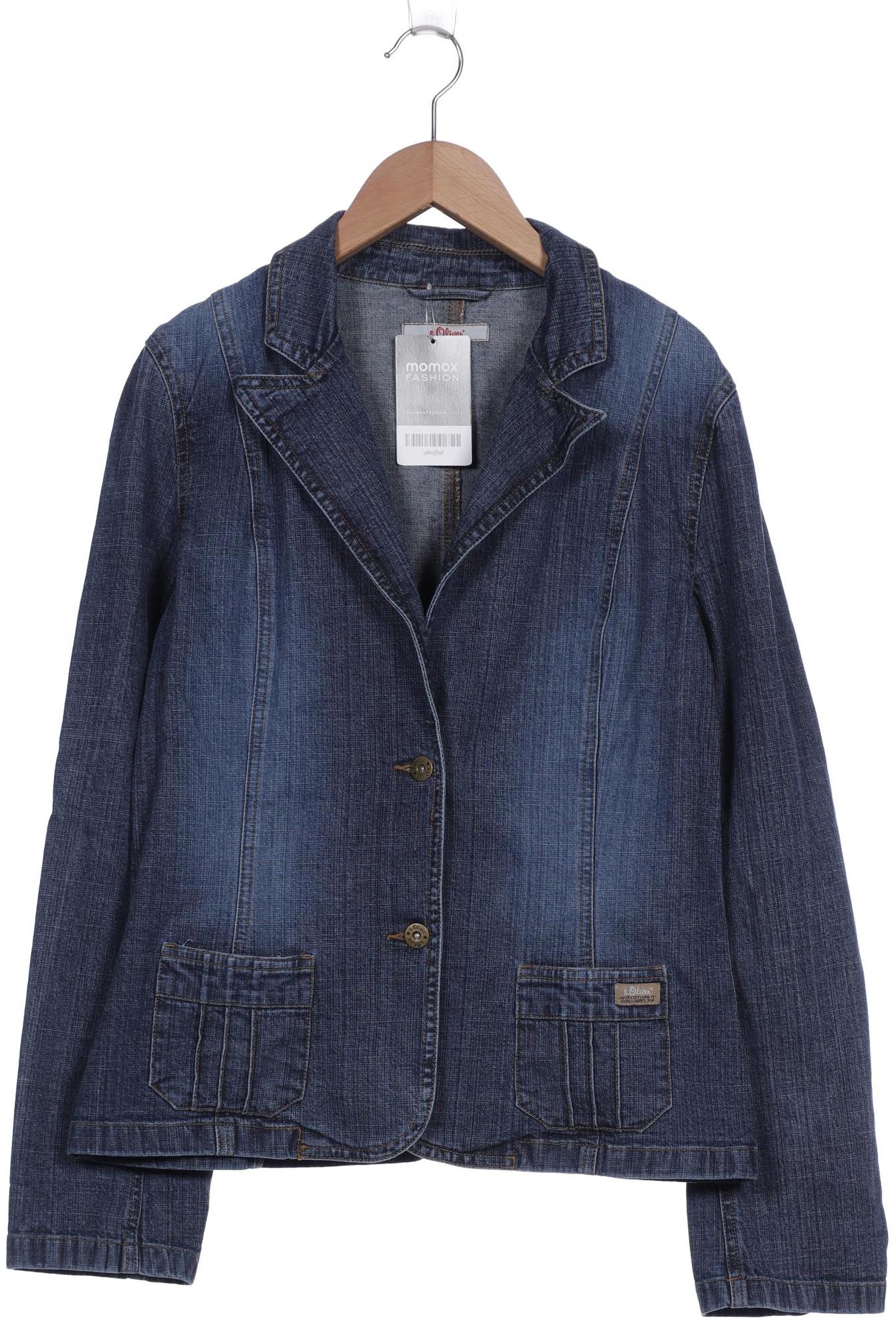 

s.Oliver Damen Jacke, blau, Gr. 36