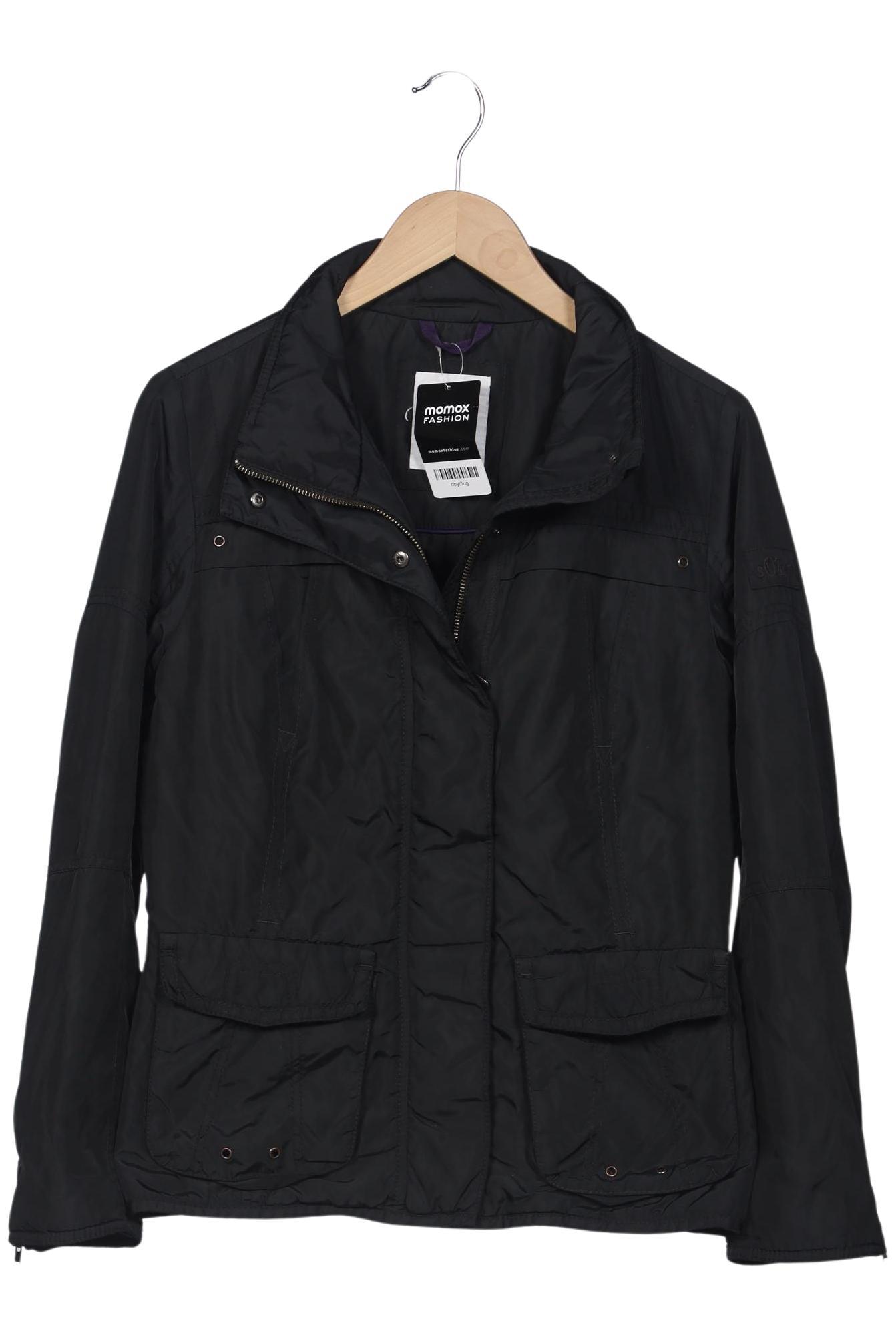 

s.Oliver Damen Jacke, schwarz, Gr. 36