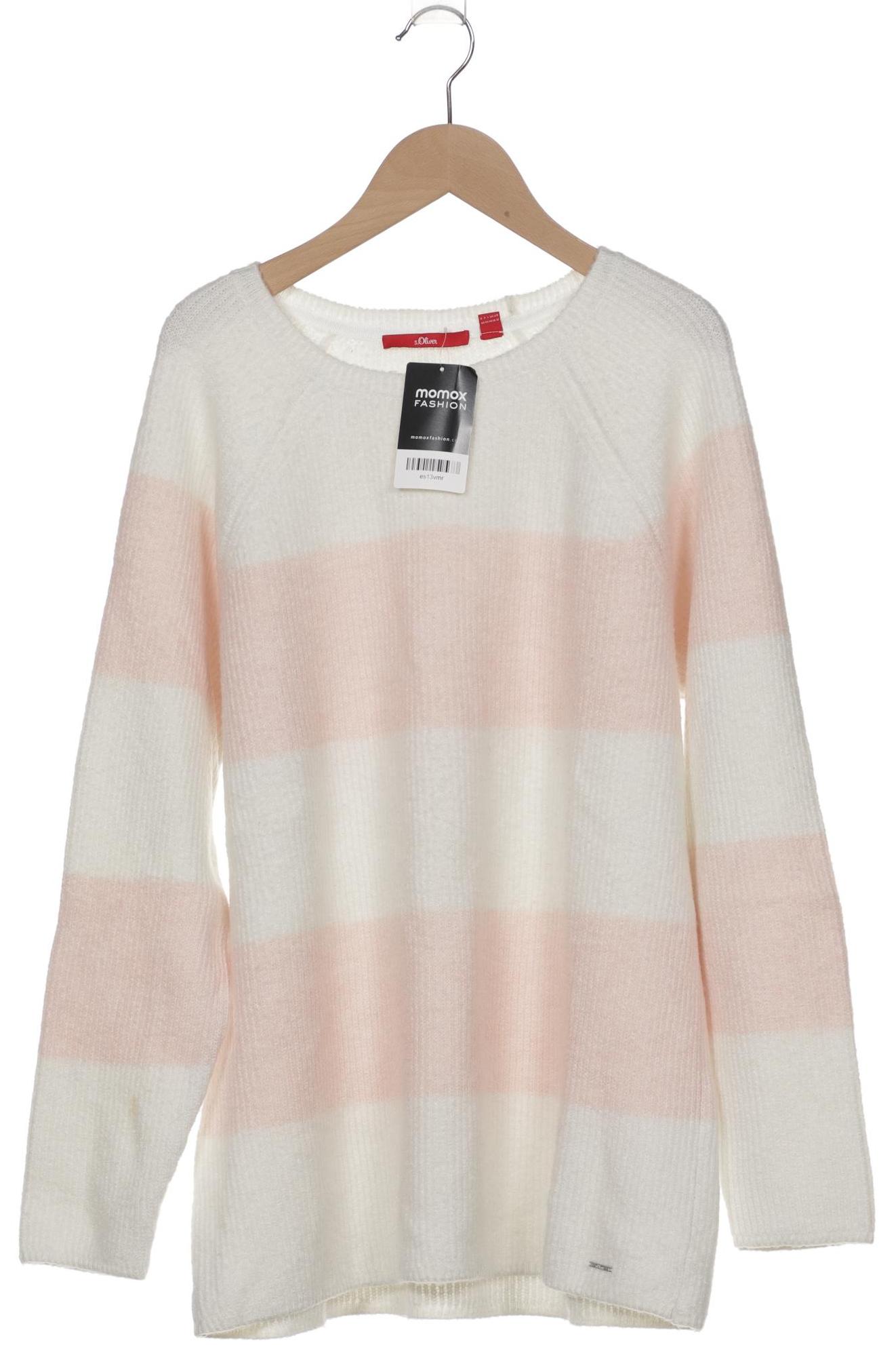

s.Oliver Damen Pullover, weiß, Gr. 42
