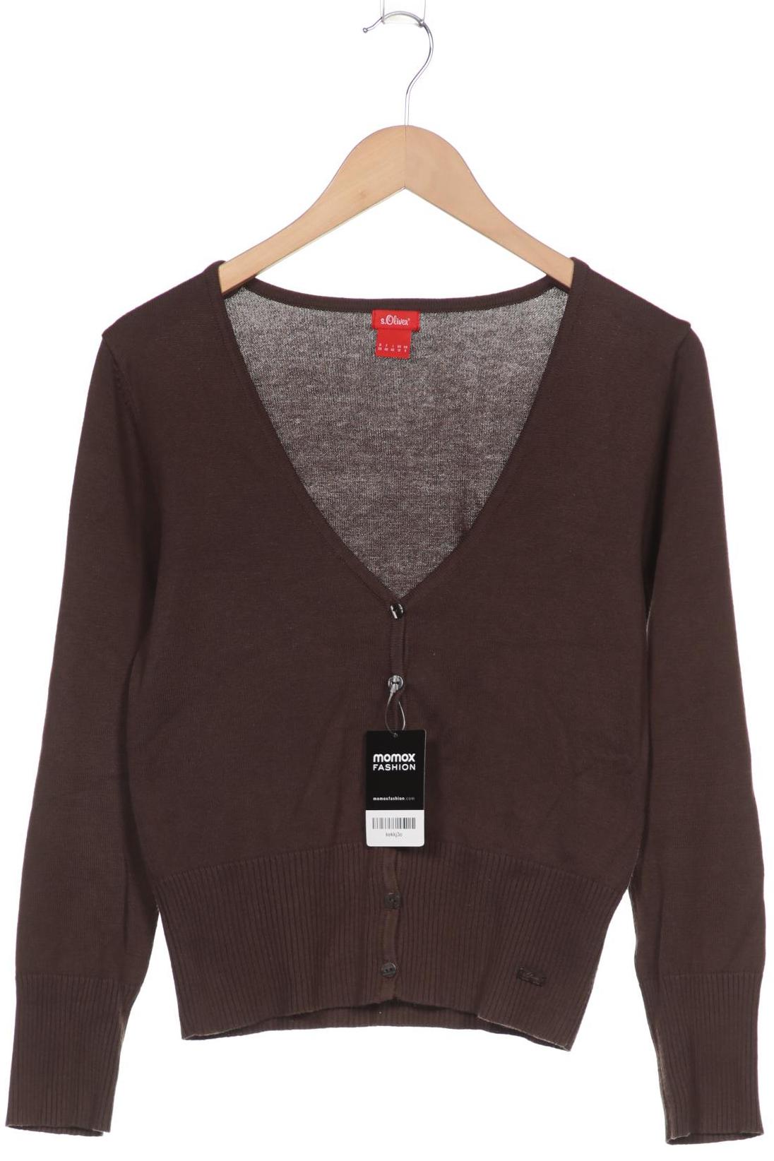 

s.Oliver Damen Strickjacke, braun, Gr. 38