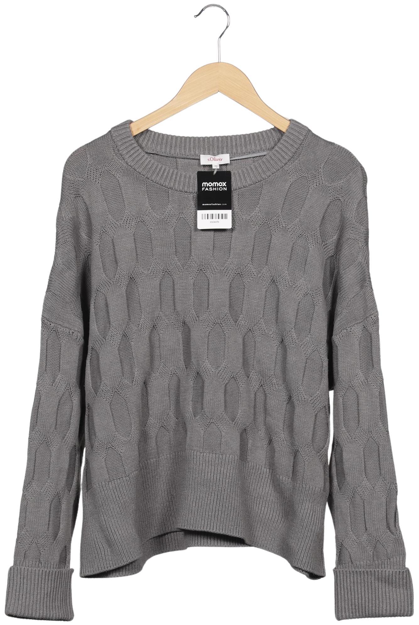 

s.Oliver Damen Pullover, grau, Gr. 48