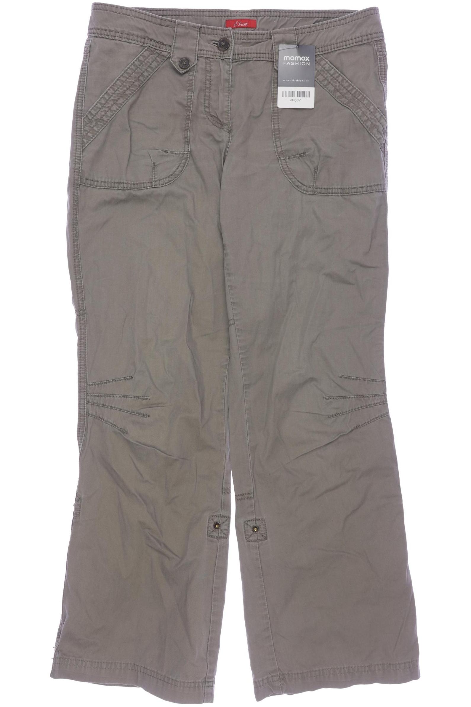 

s.Oliver Damen Stoffhose, grün, Gr. 36