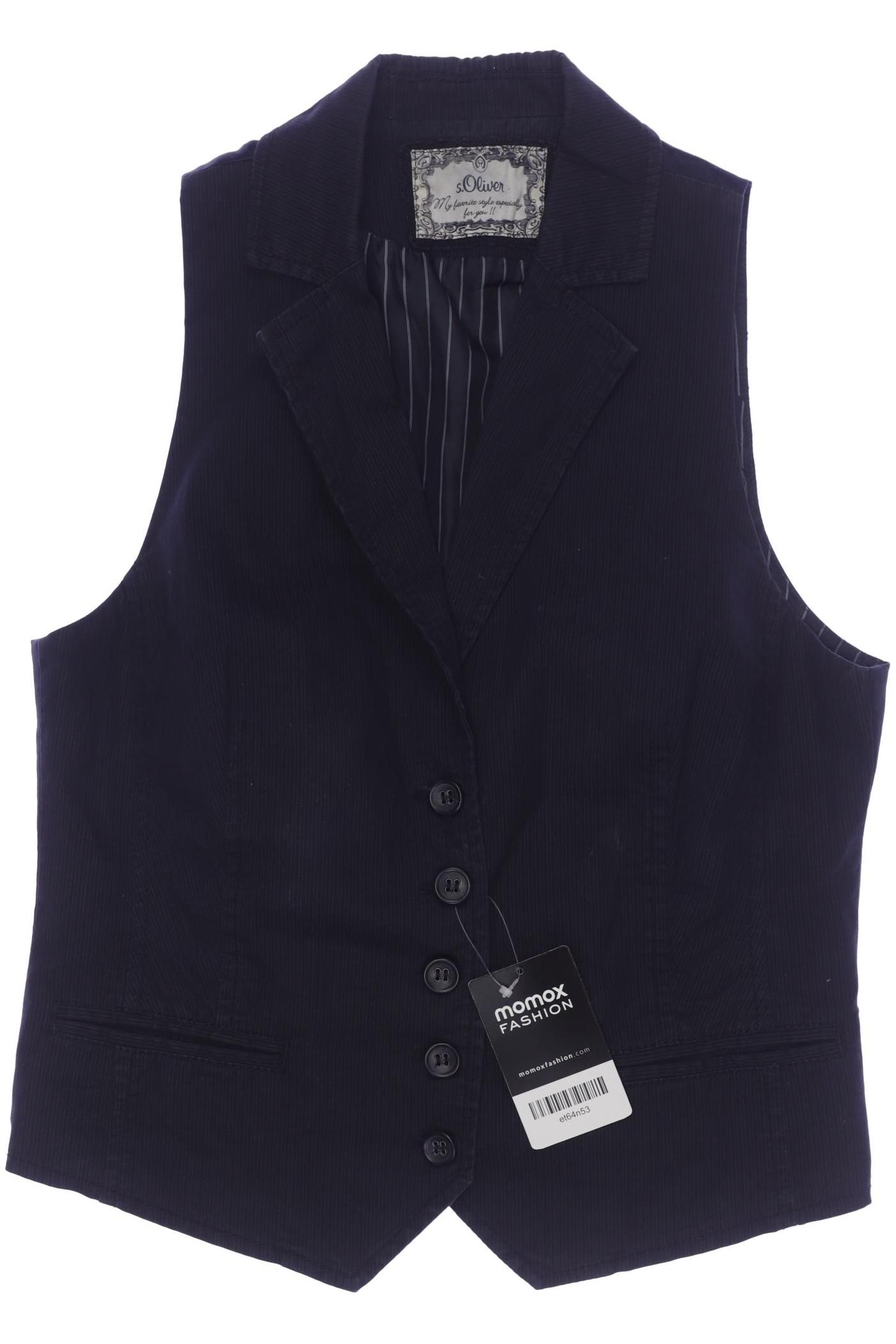 

s.Oliver Damen Weste, marineblau, Gr. 38