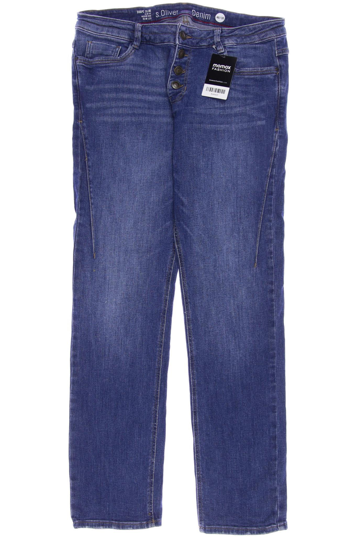 

s.Oliver Damen Jeans, blau