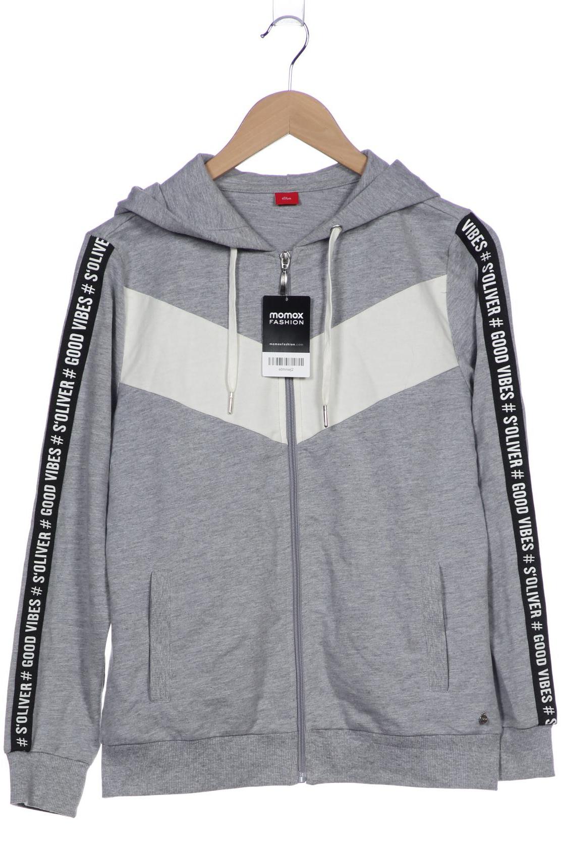 

s.Oliver Damen Kapuzenpullover, grau, Gr. 36