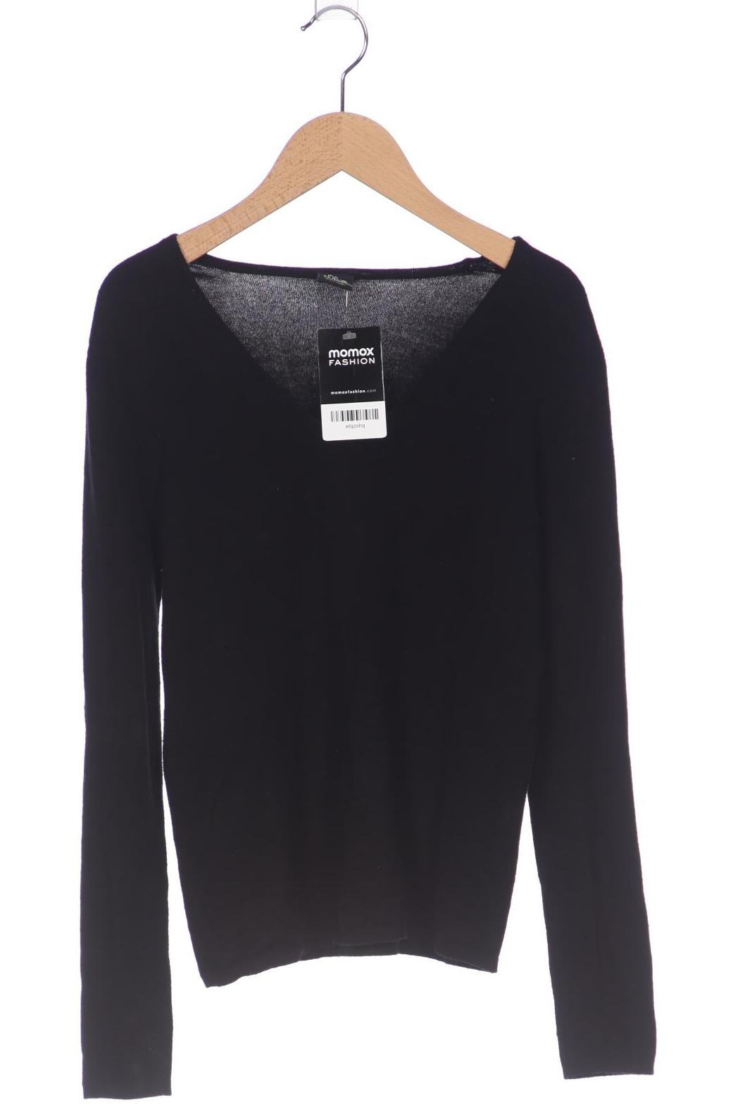 

s.Oliver Damen Pullover, schwarz, Gr. 34