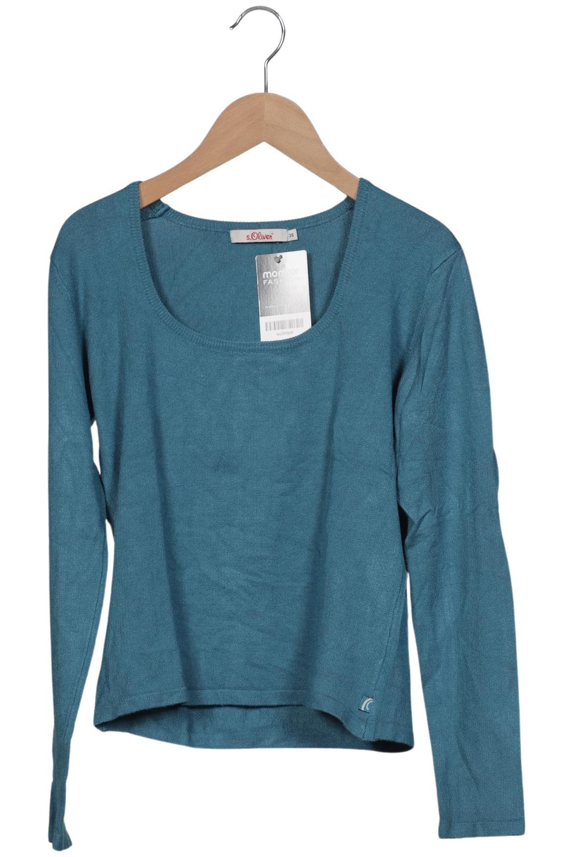 

s.Oliver Damen Pullover, türkis, Gr. 38