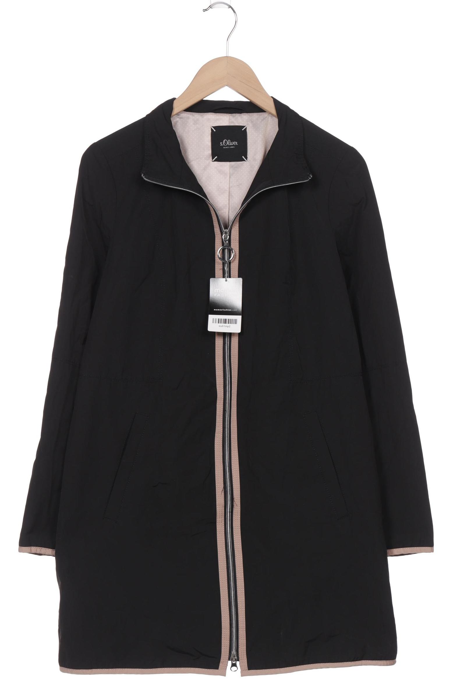 

s.Oliver Damen Mantel, schwarz