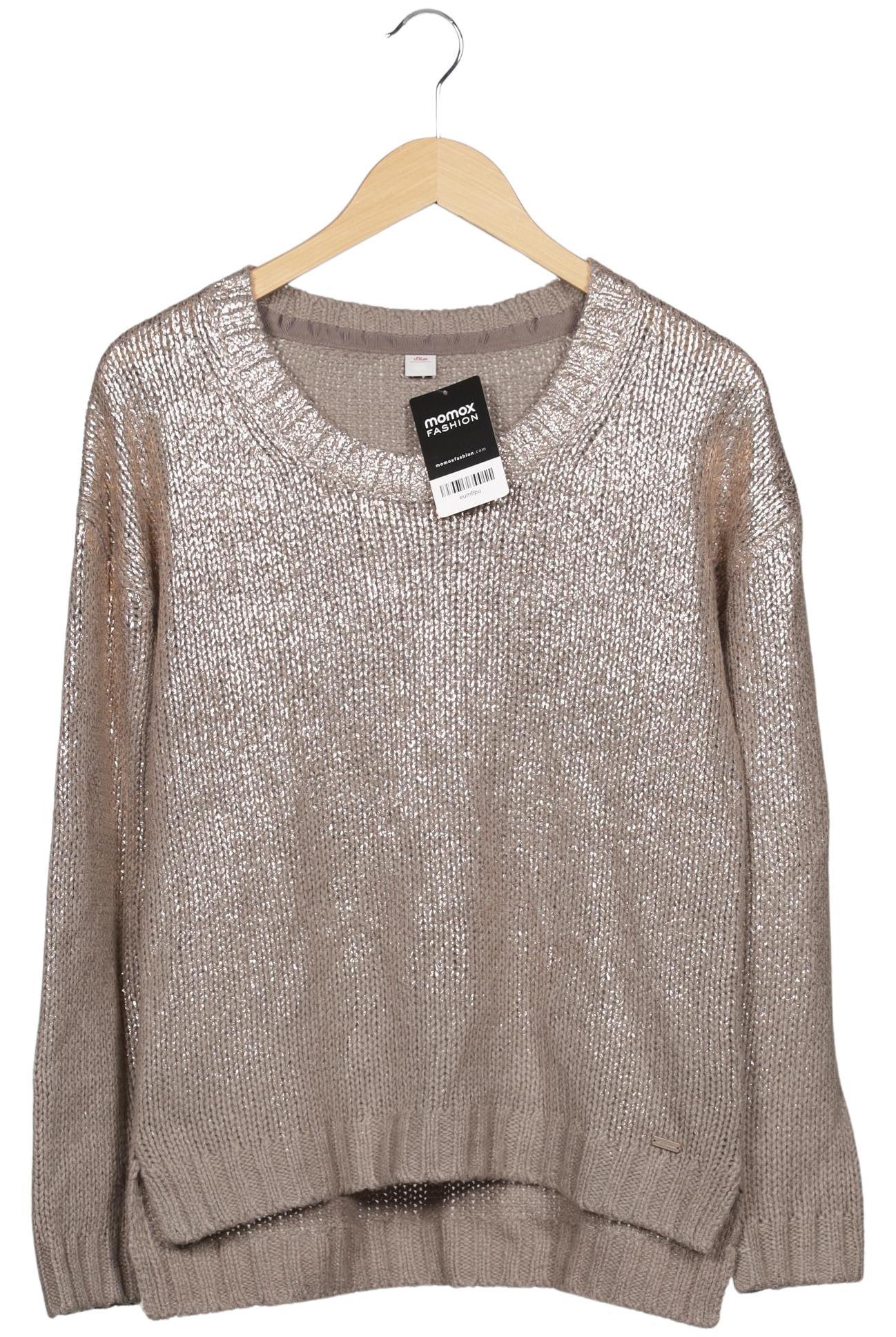 

s.Oliver Damen Pullover, beige, Gr. 34