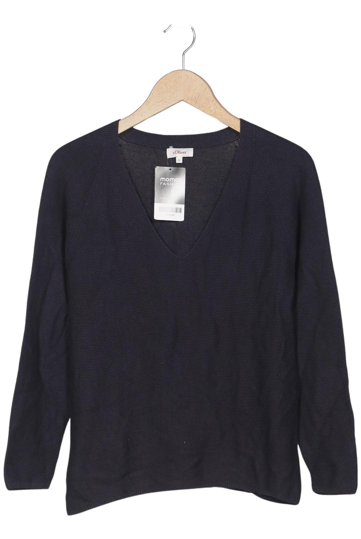 

s.Oliver Damen Pullover, marineblau, Gr. 36