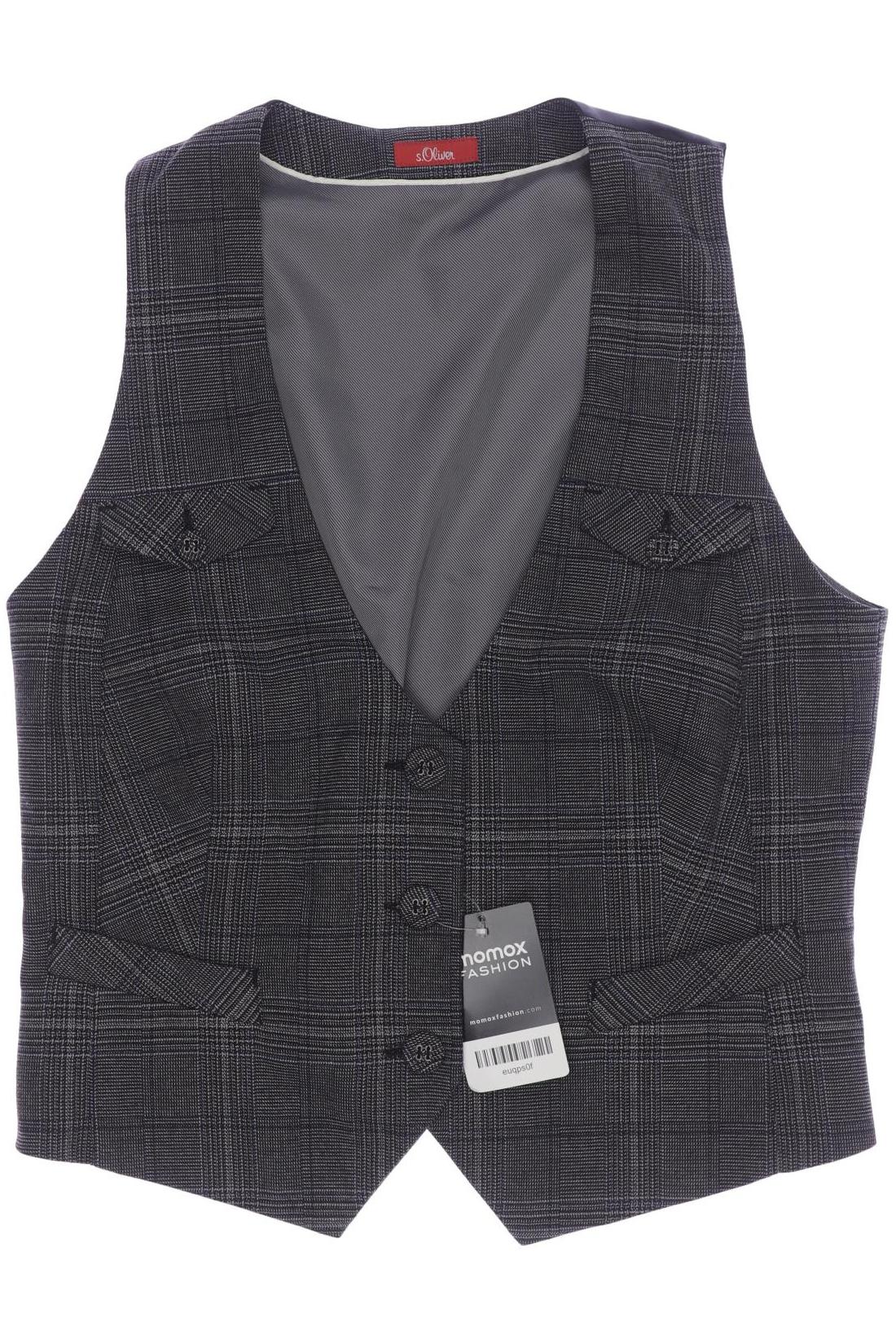 

s.Oliver Damen Weste, grau, Gr. 40