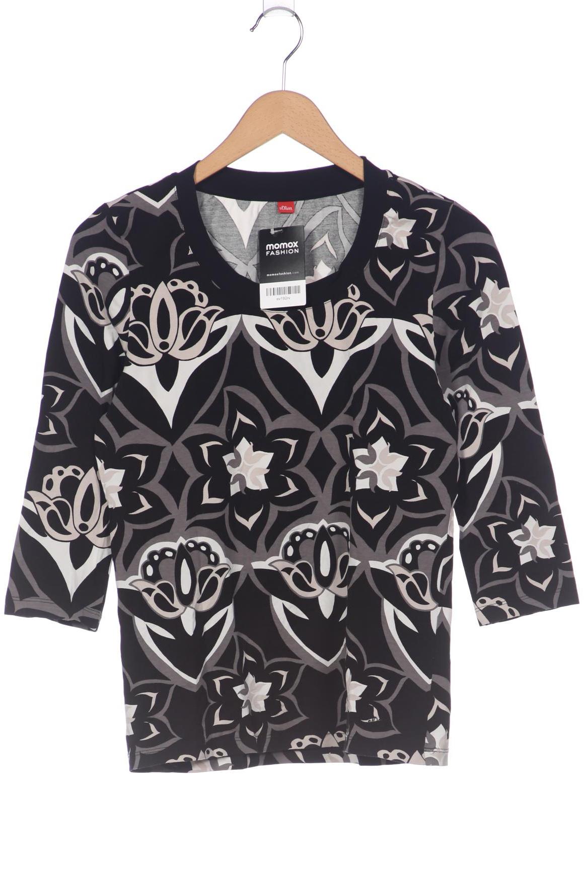 

s.Oliver Damen Langarmshirt, schwarz, Gr. 40