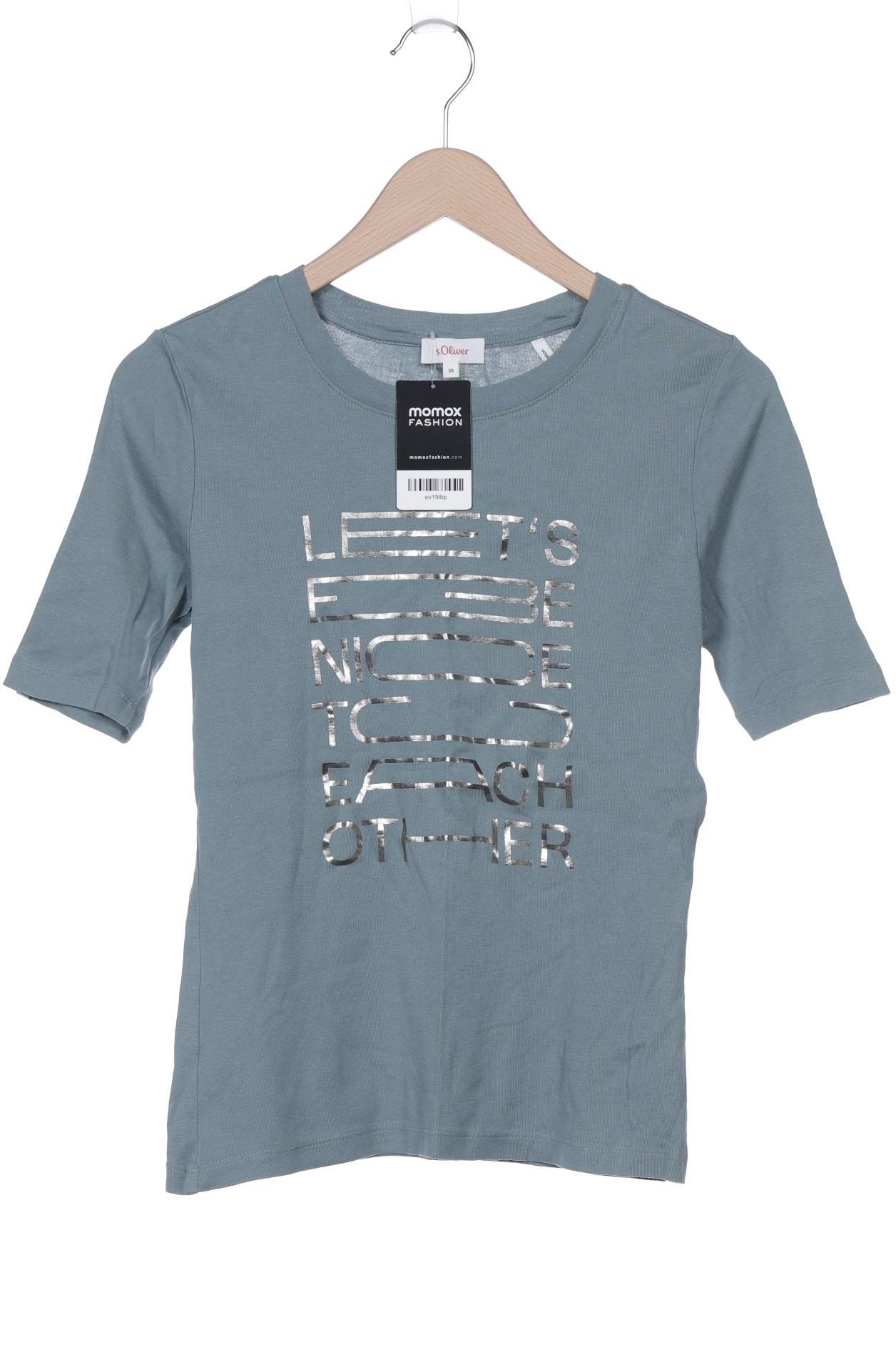 

s.Oliver Damen T-Shirt, türkis, Gr. 36