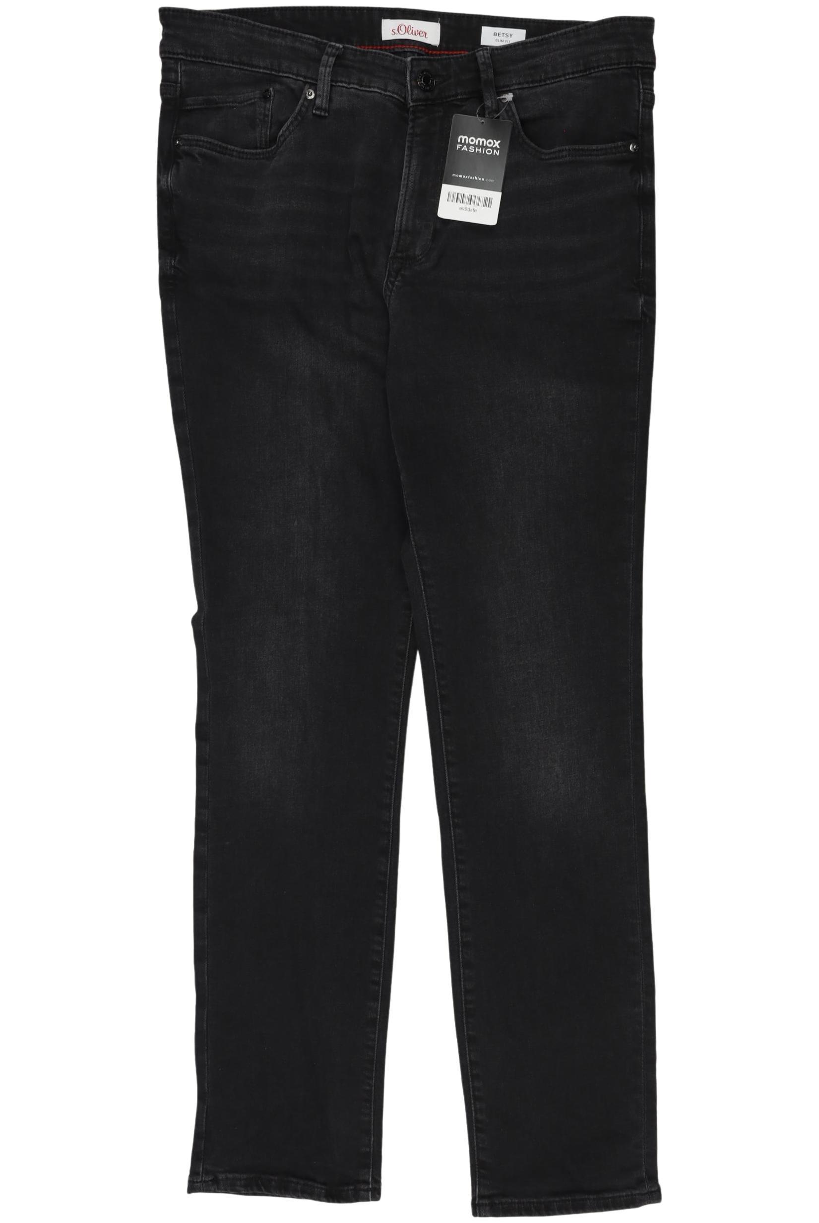 

s.Oliver Damen Jeans, schwarz, Gr. 40